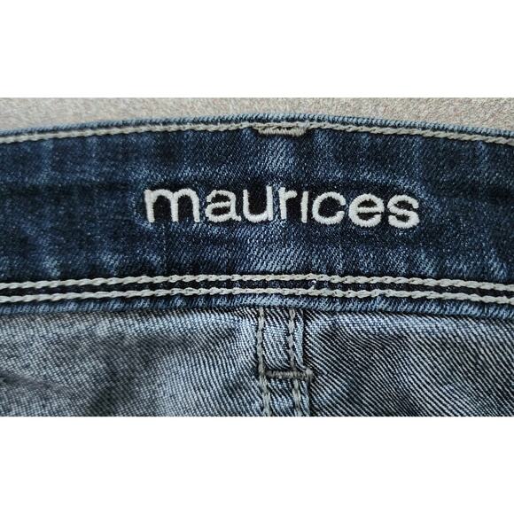 Maurices Womens Stretcj Blue Jeans Size 18 Reg - Picture 3 of 7